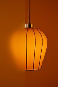 Frozen Apricot Sky Lantern Small Pendant Lamp by Jennifer Midoz