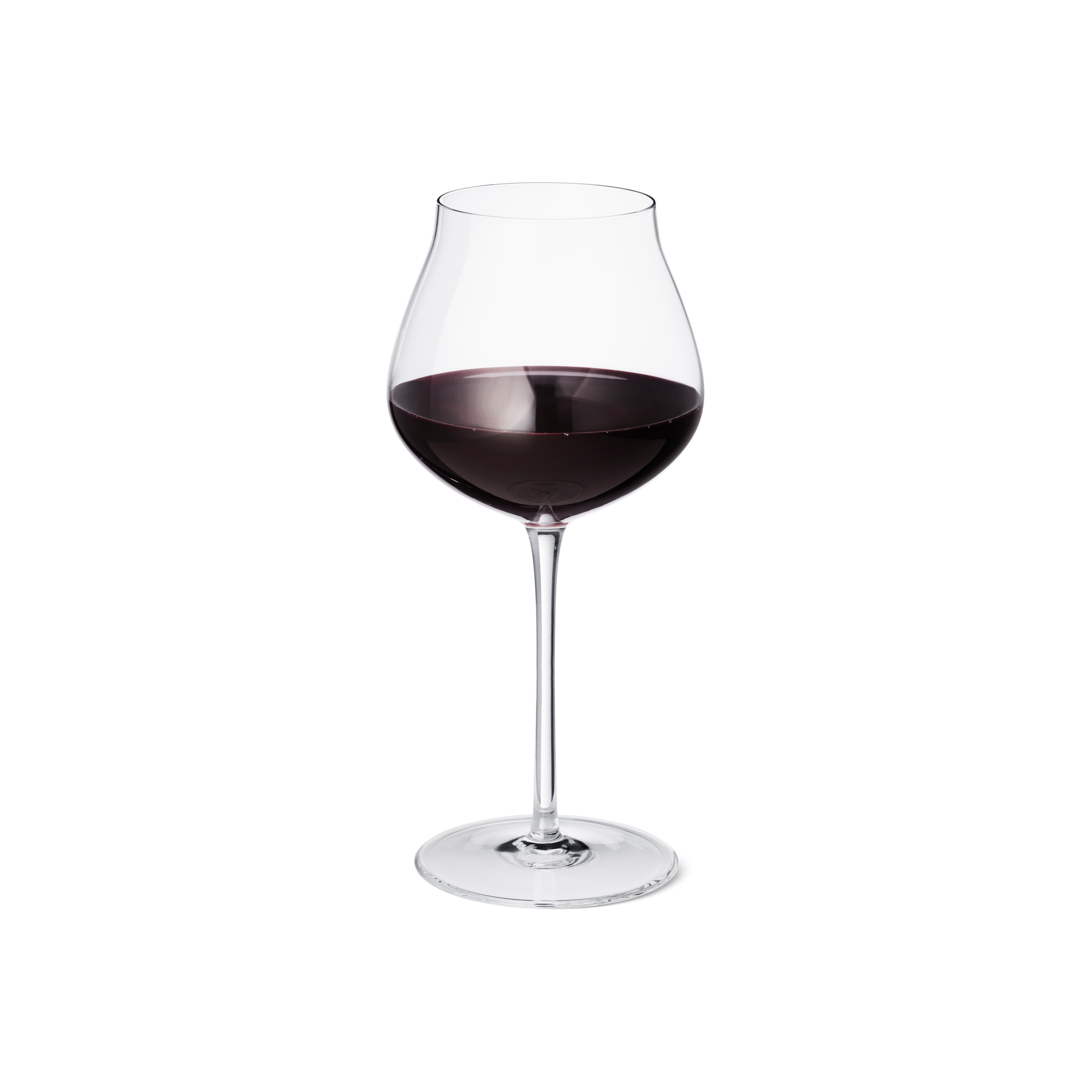 Scandinavian Modern Sky Red Wine Glasses, 6 Pcs. For Sale