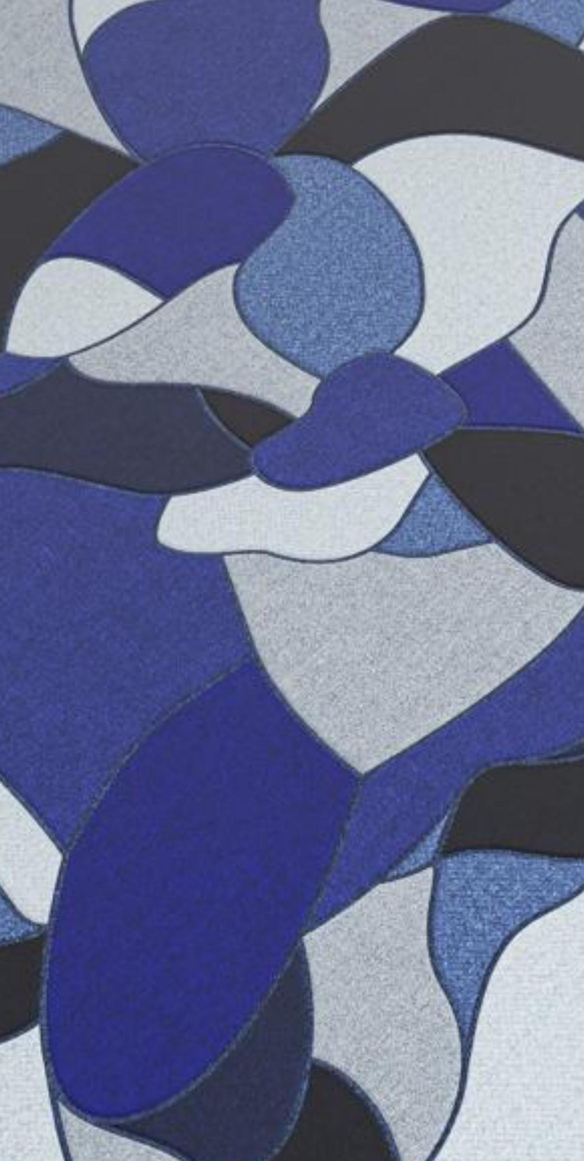 Indian Blue Sky Rug by Jerome Bugara, France For Sale