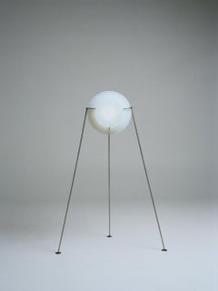 Sky Set Sculptural Floor Lamp in Glass and Stainless Steel by Dace Sūna