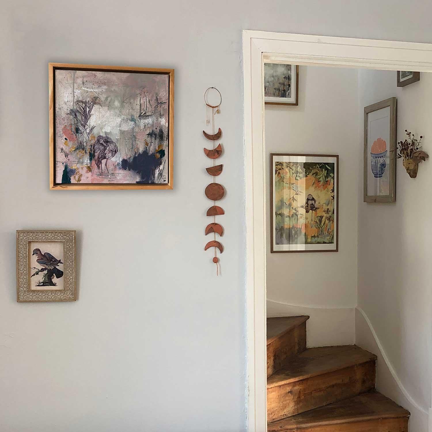 Aurous, Originalgemälde, Landschaft, abstrakt – Painting von Sky Siouki