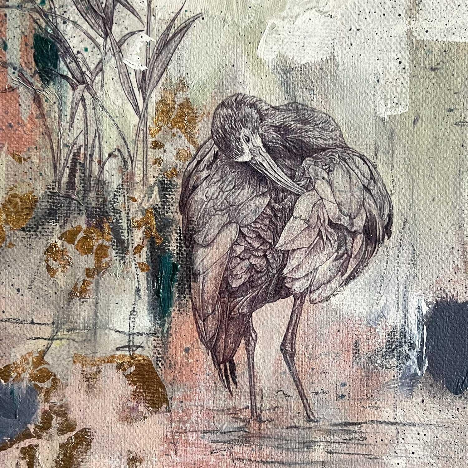 Aurous, Originalgemälde, Landschaft, abstrakt im Angebot 2