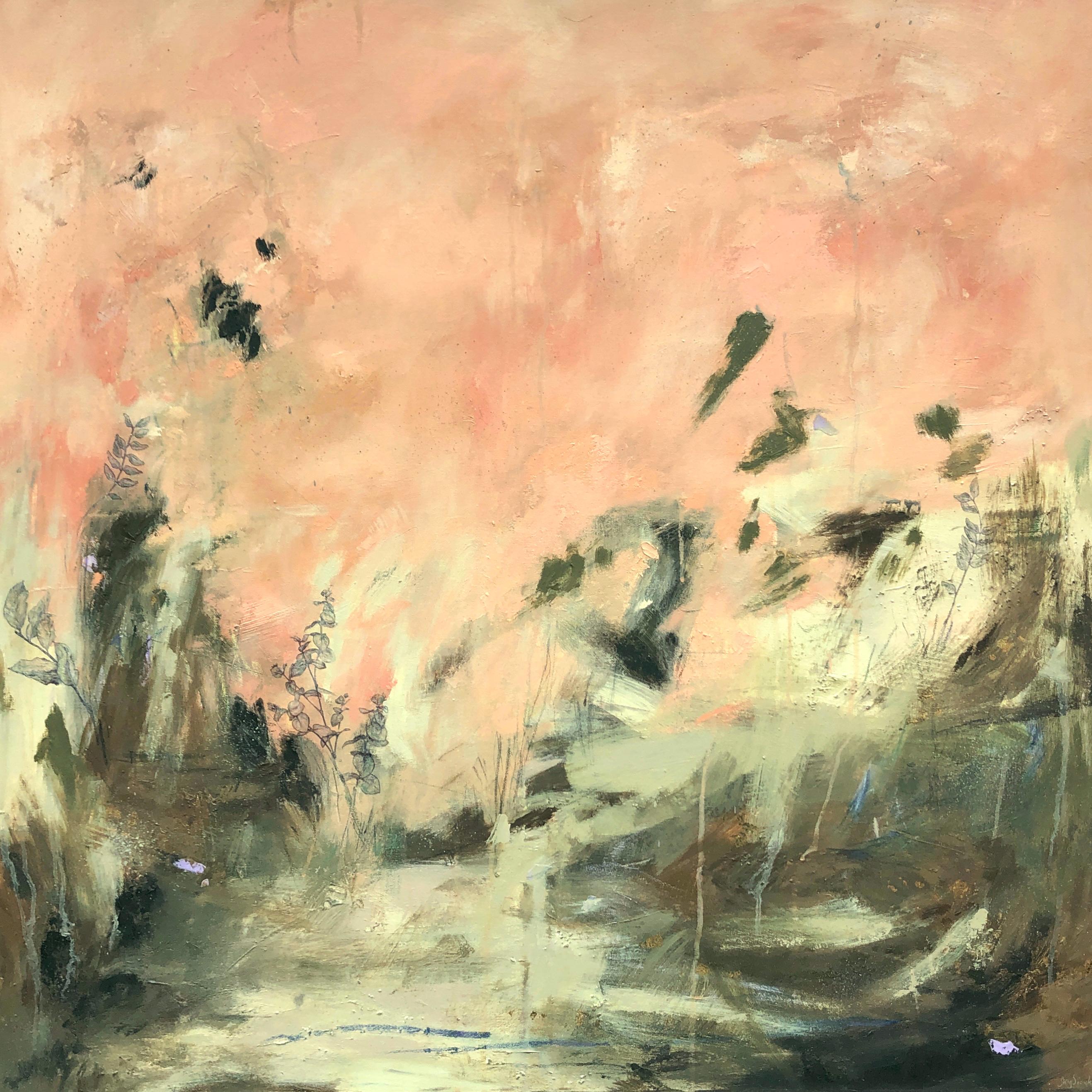 Dusk & Wild, Diptychon, Originalgemälde, abstrakt – Painting von Sky Siouki