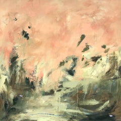Dusk & Wild, diptych, original painting, abstract