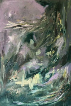 Flurry, Originalgemälde, Landschaft, abstrakt