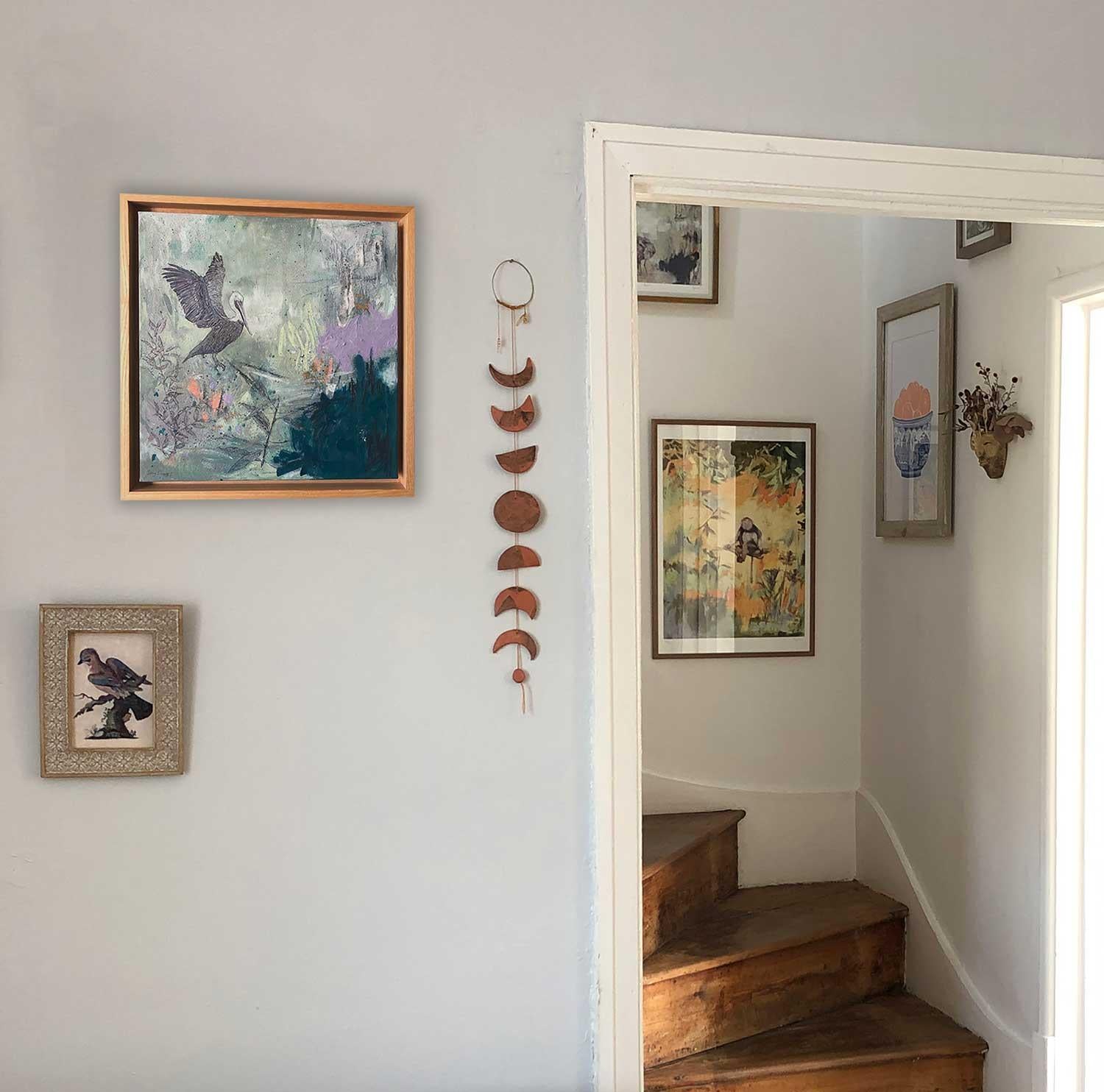 Sojourn, Originalgemälde, Landschaft, abstrakt (Zeitgenössisch), Painting, von Sky Siouki