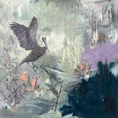 Sojourn, Originalgemälde, Landschaft, abstrakt