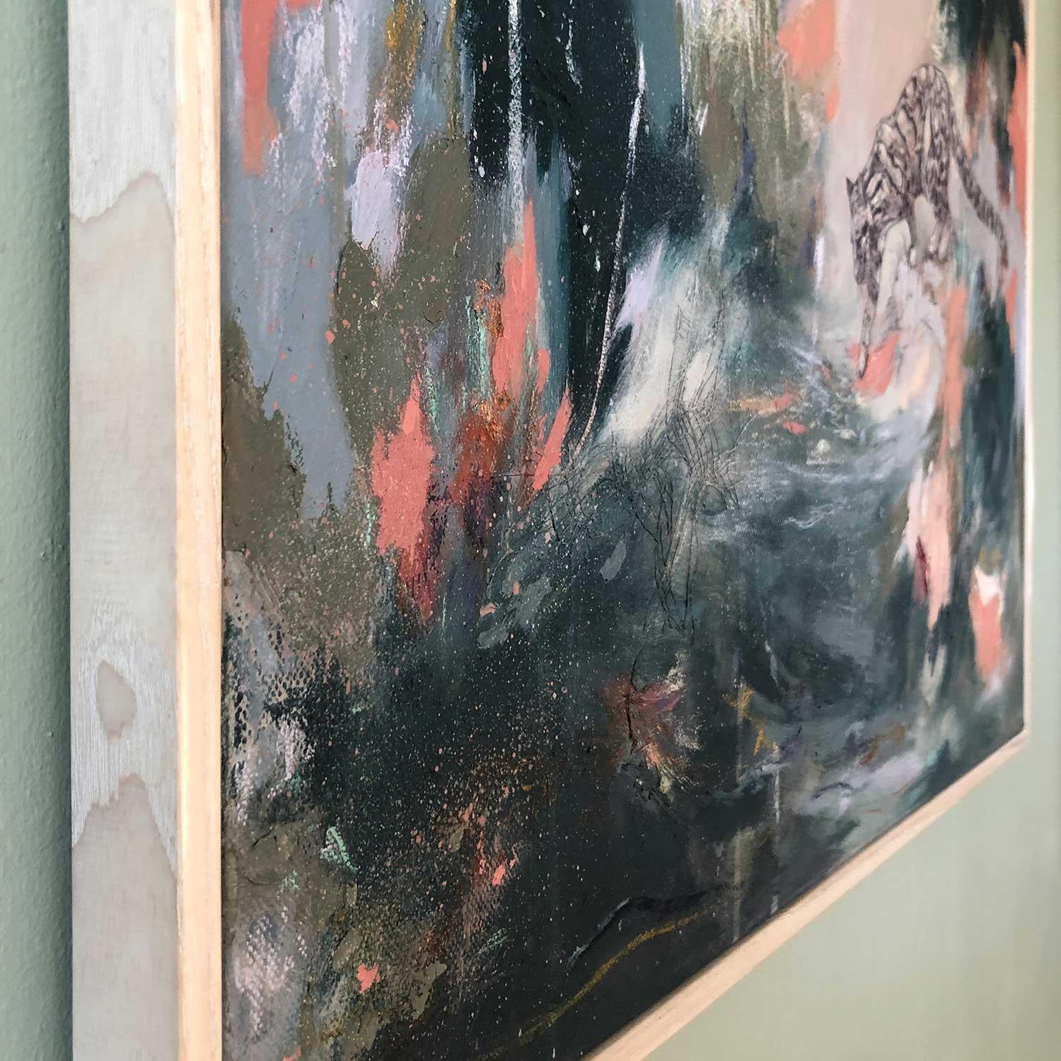 Wild, original painting, landscape, abstract For Sale 3