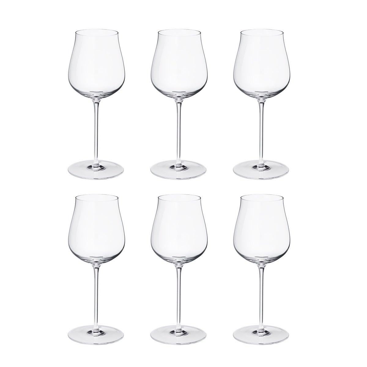 Sky White Wine Glasses, 6 Pcs