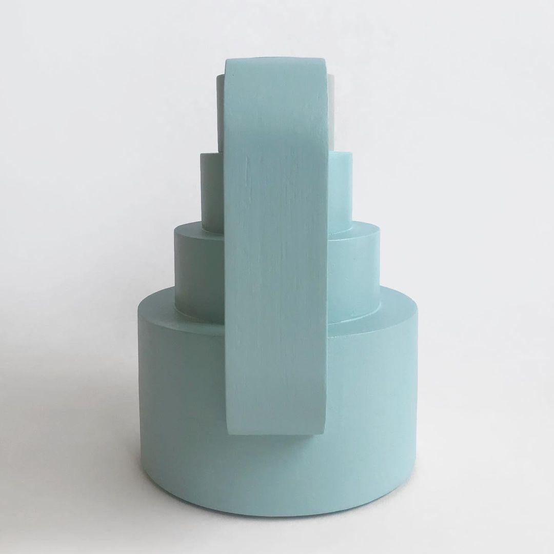 Olandese Caffettiera Skyblue Plakkenpot H di Hanna Kooistra in vendita