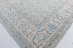 "Skyblush" Contemporary Traditional Arabesque Gray Carpet by Doris Leslie Blau