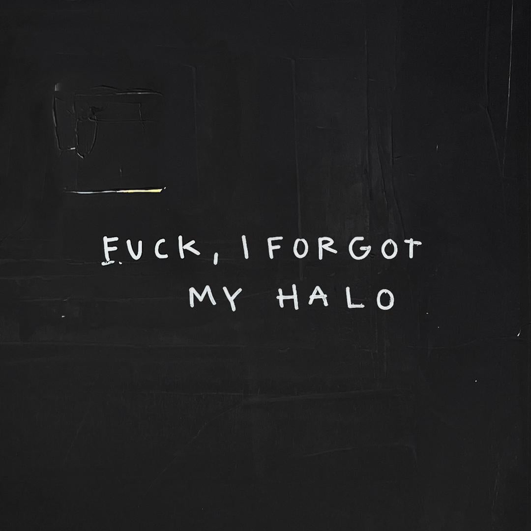 Fuck, I Forgot My Halo - Contemporary Painting by Skye Brothers