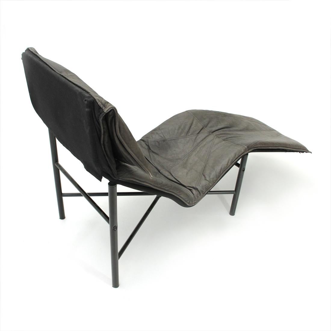Swedish Skye Leather Chaise Longue by Tord Björklund for Ikea