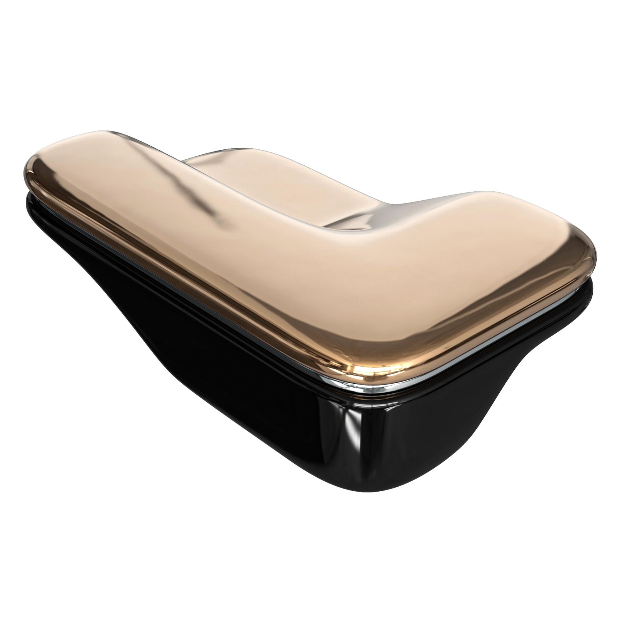 Table basse Skyfall avec bronze, acier inoxydable, faite à la main, Istanbul en vente 2