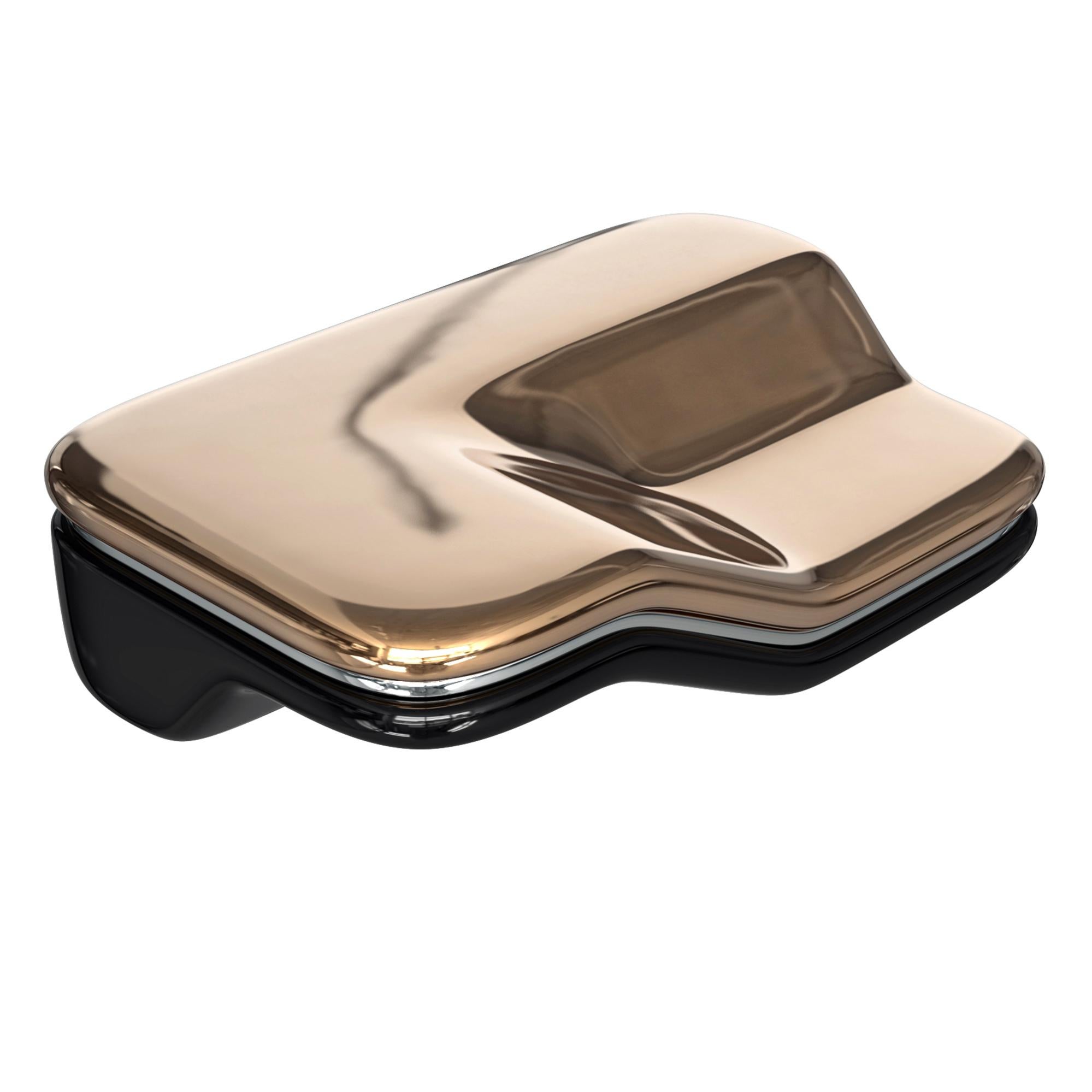 Table basse Skyfall avec bronze, acier inoxydable, faite à la main, Istanbul en vente 3