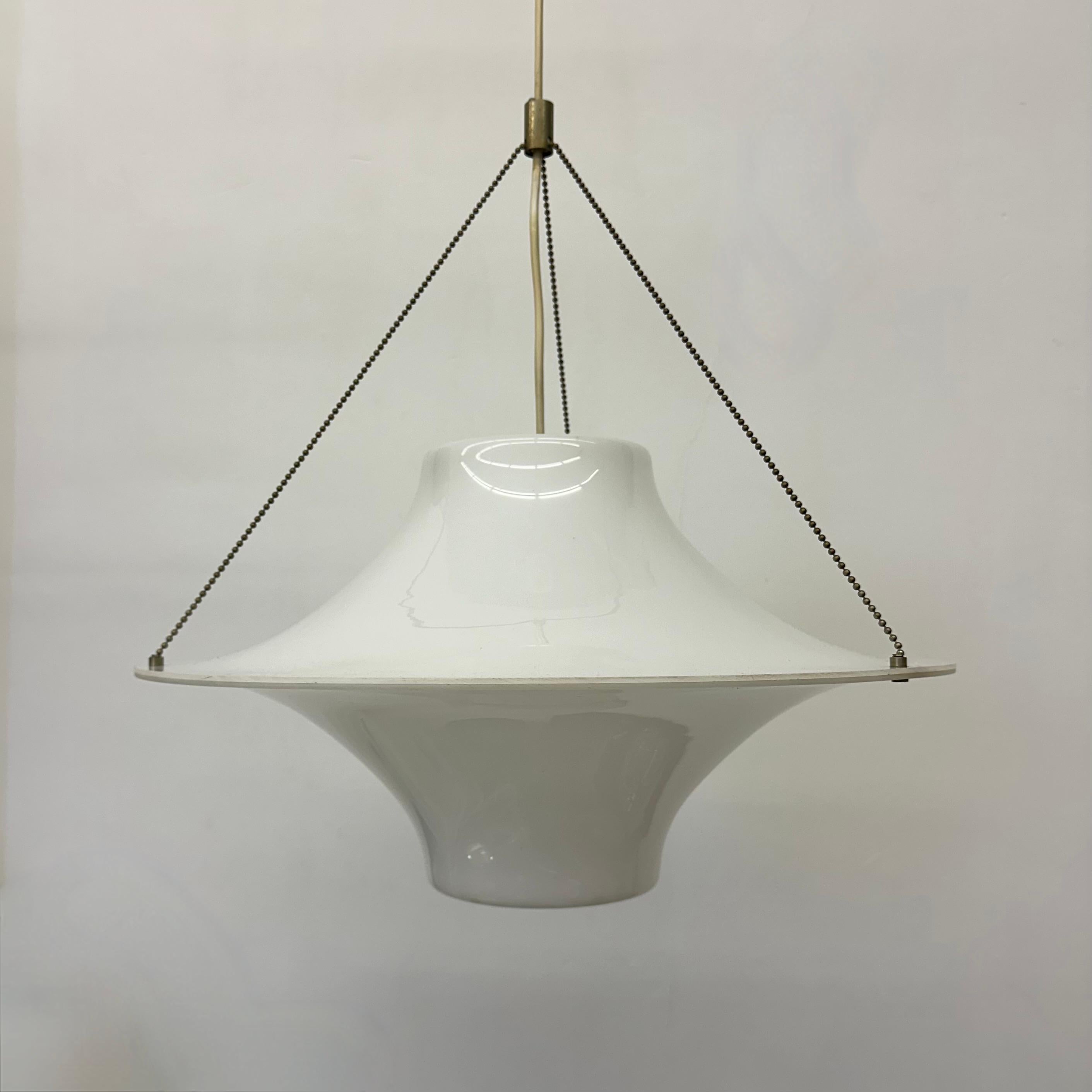 Skyflyer / Lokki hanging lamp by Yki Nummi for Stockmann Orno, 1960s 4