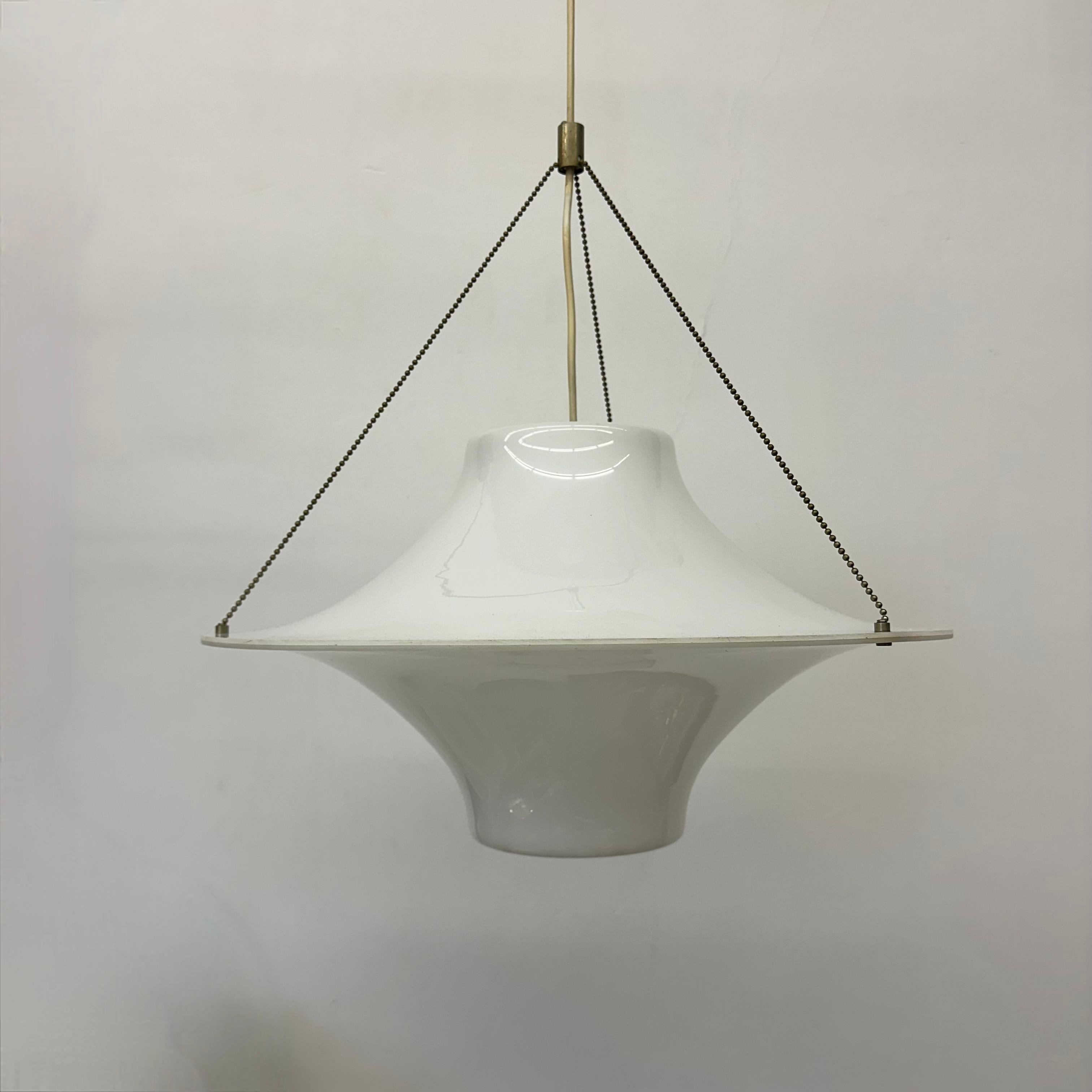 Skyflyer / Lokki hanging lamp by Yki Nummi for Stockmann Orno, 1960s 6