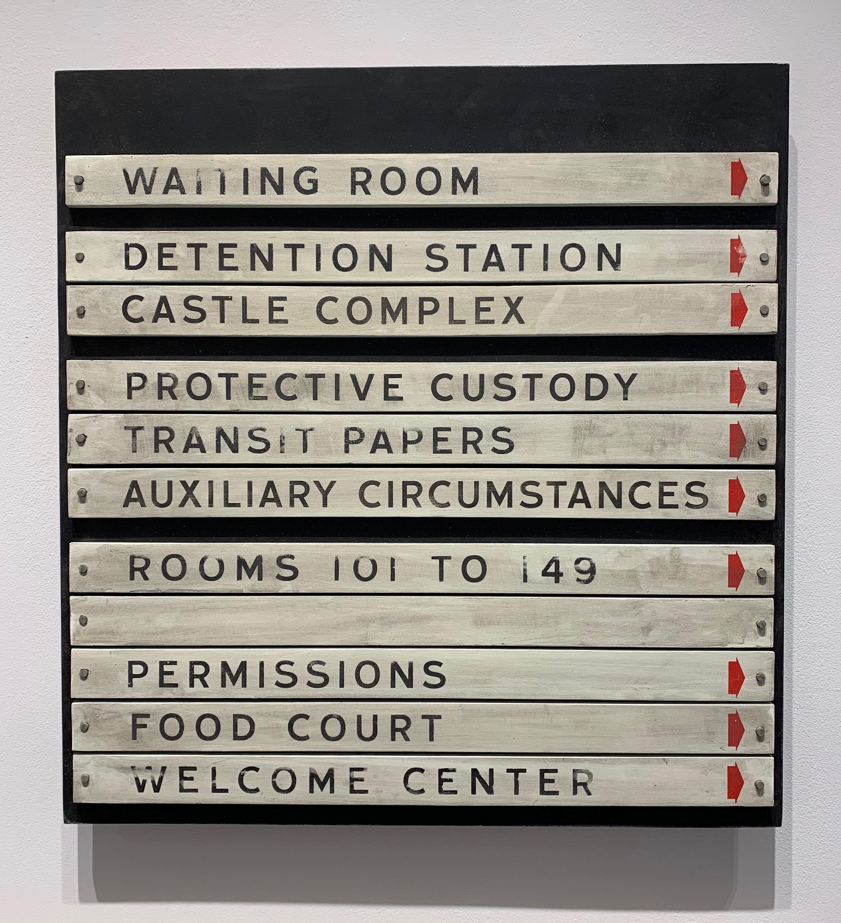 Castle Complex Government Services Center - Mixed Media Art by Skylar Fein