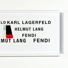 Karl Lagerfeld Helmut Lang Fendi