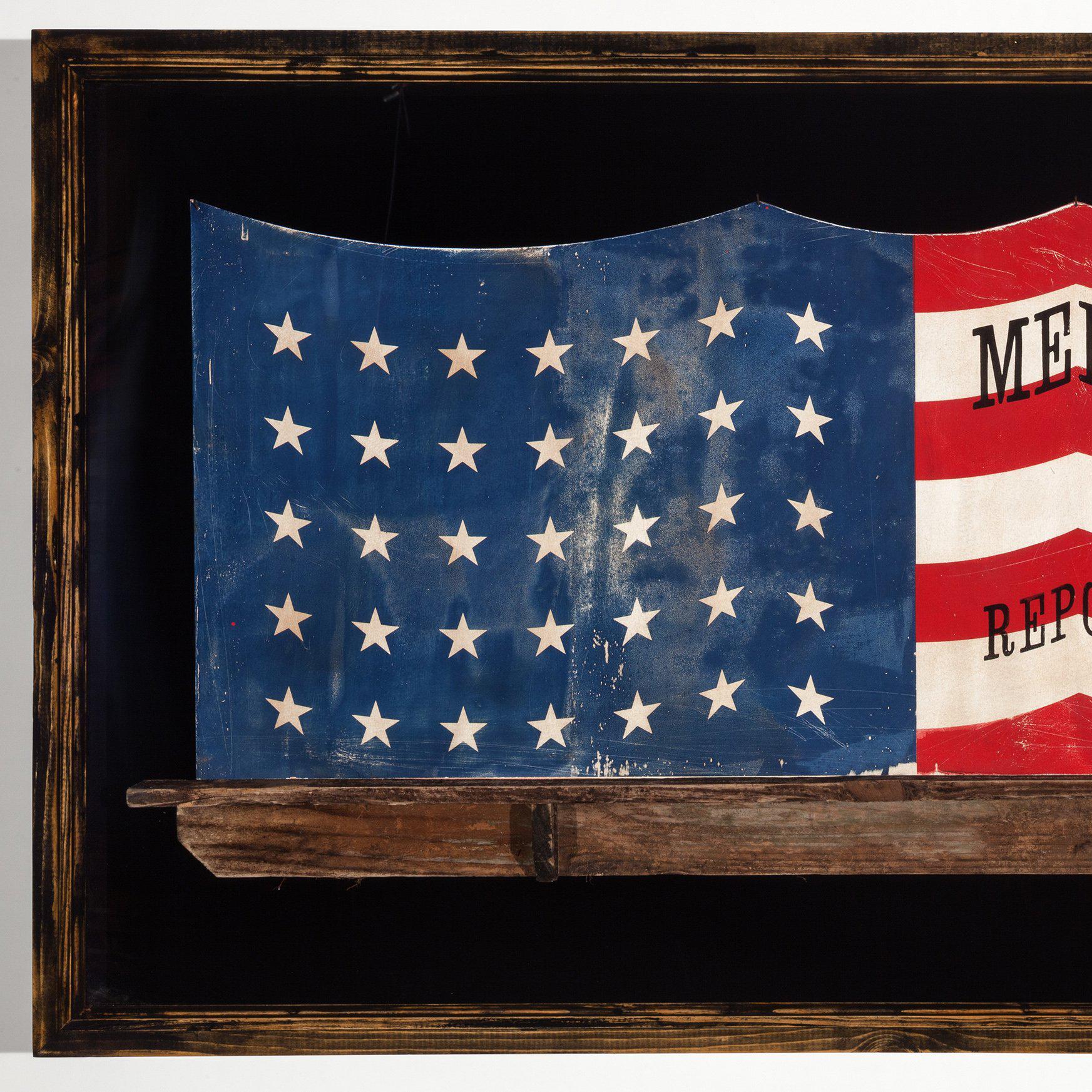 Die Kanawha-Flagge (Zeitgenössisch), Mixed Media Art, von Skylar Fein