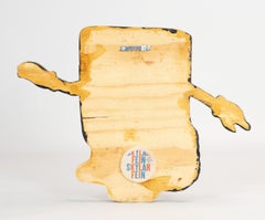 Wood Carved Neo Pop Art Pittura Scultura New Orleans Appeso alla parete Skylar Fein