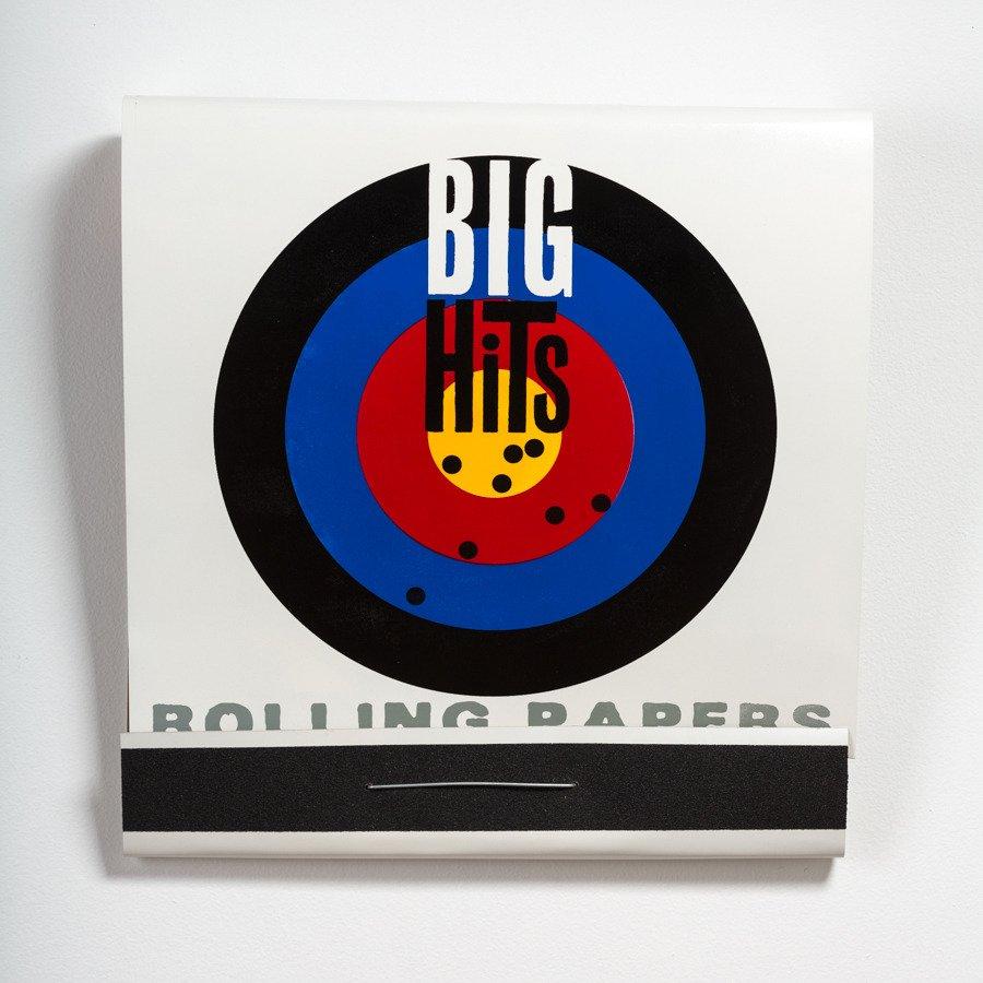 Big Hits Rolling Papers - Sculpture by Skylar Fein