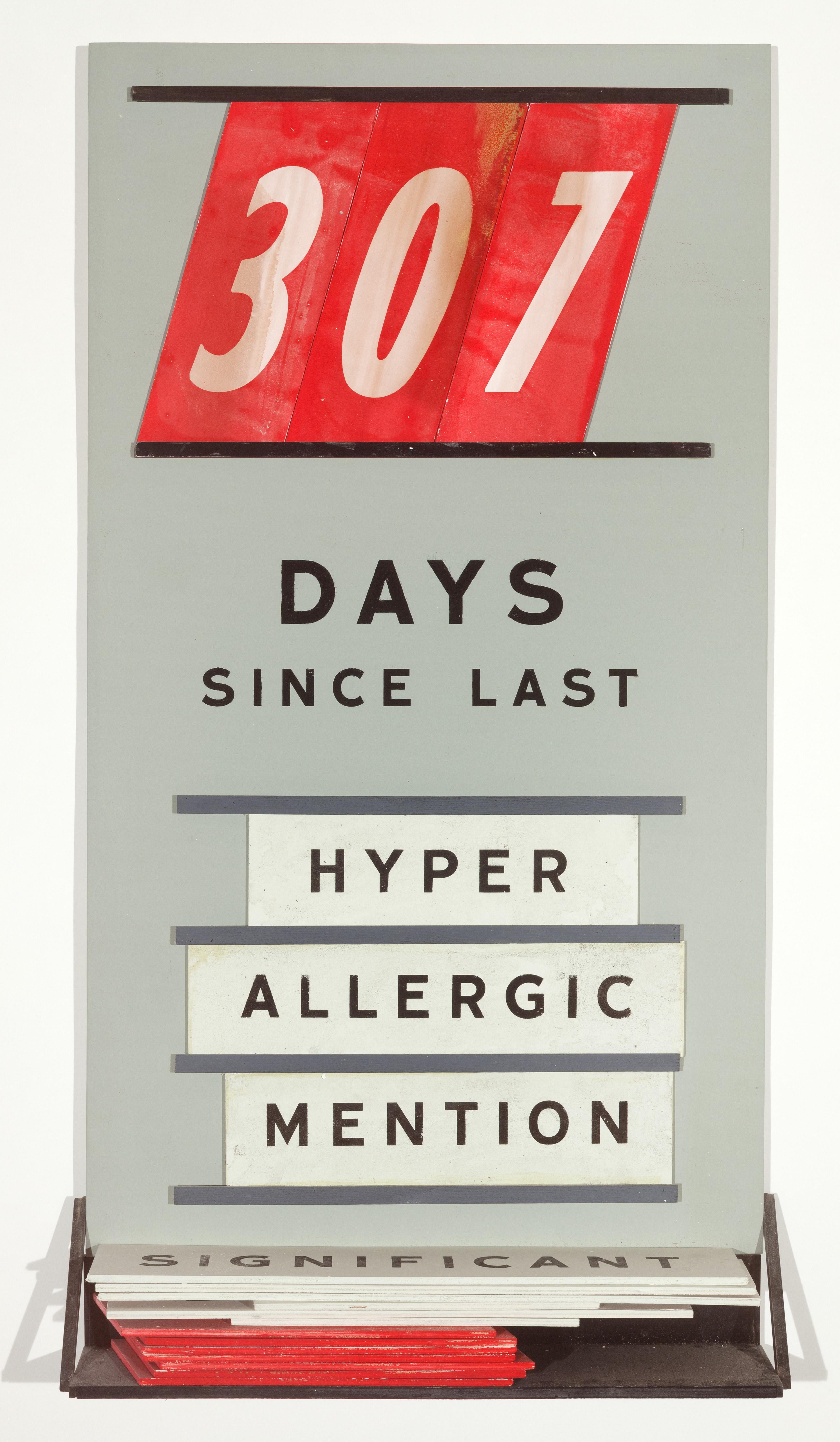 Days Since Last Hyperallergic Mention - Sculpture by Skylar Fein