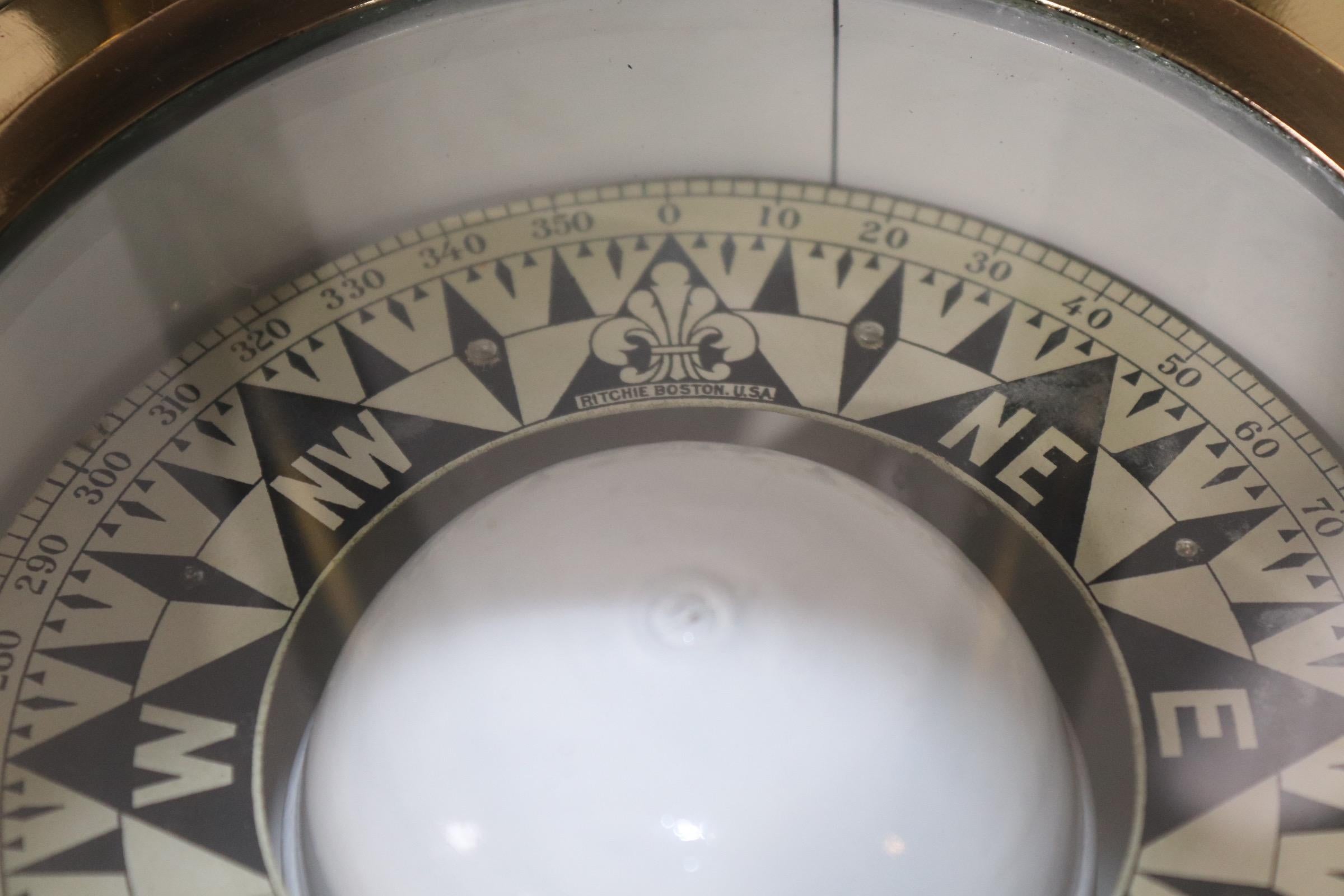 Early 19th Century Skylight Yacht Binnacle Compass For Sale