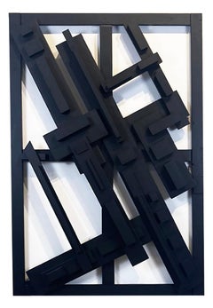 Skyline 31 von Jordan Tabachnik, abstrakte Kompositionen, Brutalismus, Skulptur