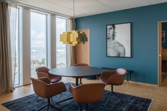 'Skyline' Brass Chandelier by Folkform for Örsjö