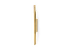 Skyline Cabinet Handle - Handcrafted Polished Brass - PullCast
