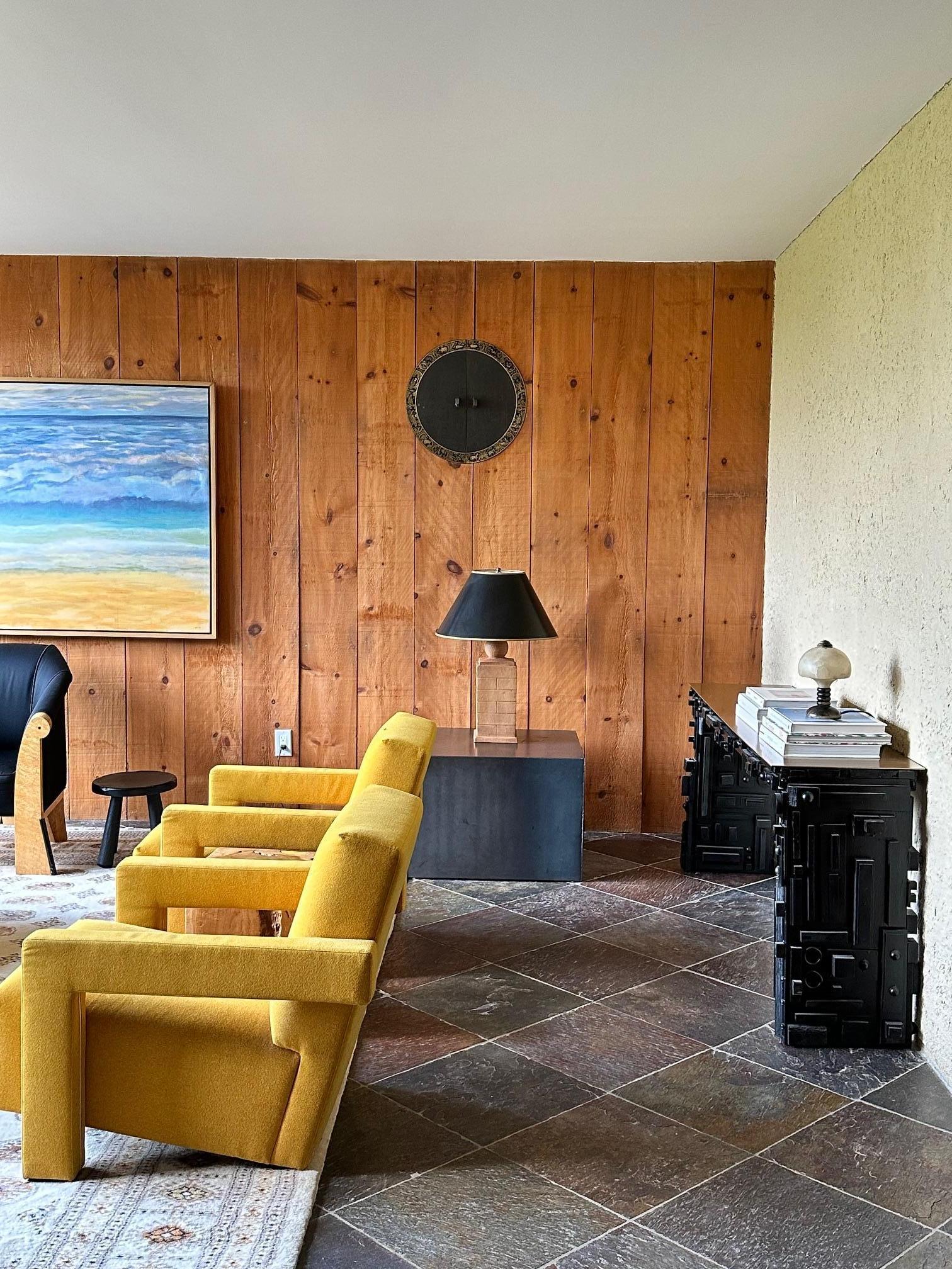 Consola Skyline de Morgan Clayhall - Mesa de salón y sofá de madera escultórica Canadiense en venta