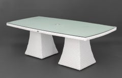 Skyline Design Glass Top Dining Table