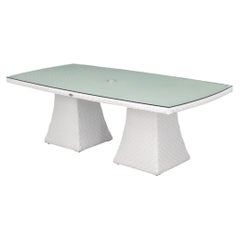 Skyline Design Glass Top Dining Table