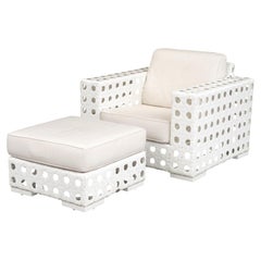 Skyline Design Lounge Chair and Ottoman