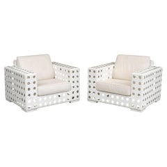 Skyline Design Lounge Chairs, Pair
