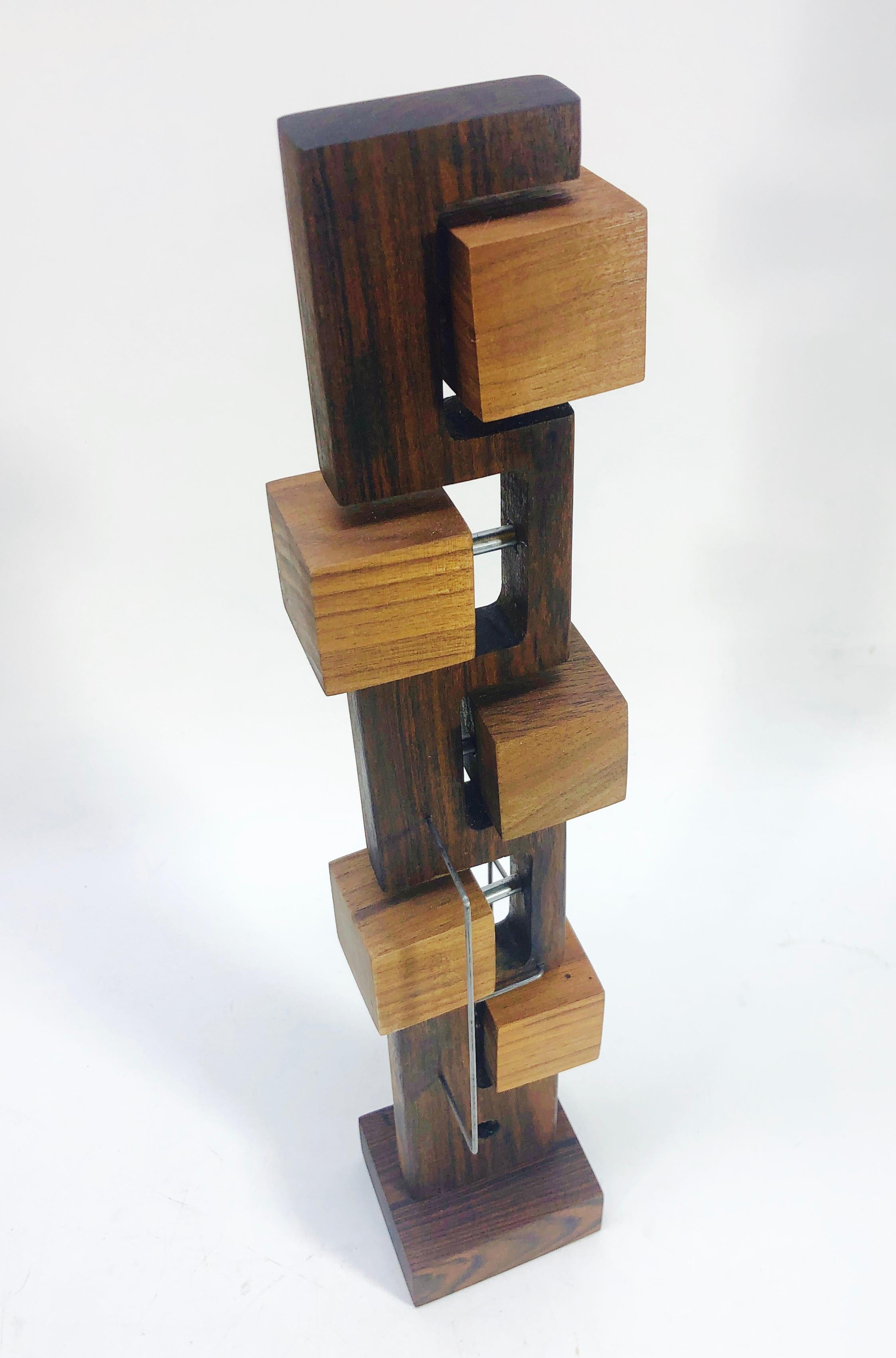 Skyline II by Delaware Artist Adam Henderson. Rosewood, Metal rod.
Signed and dated.
2019.