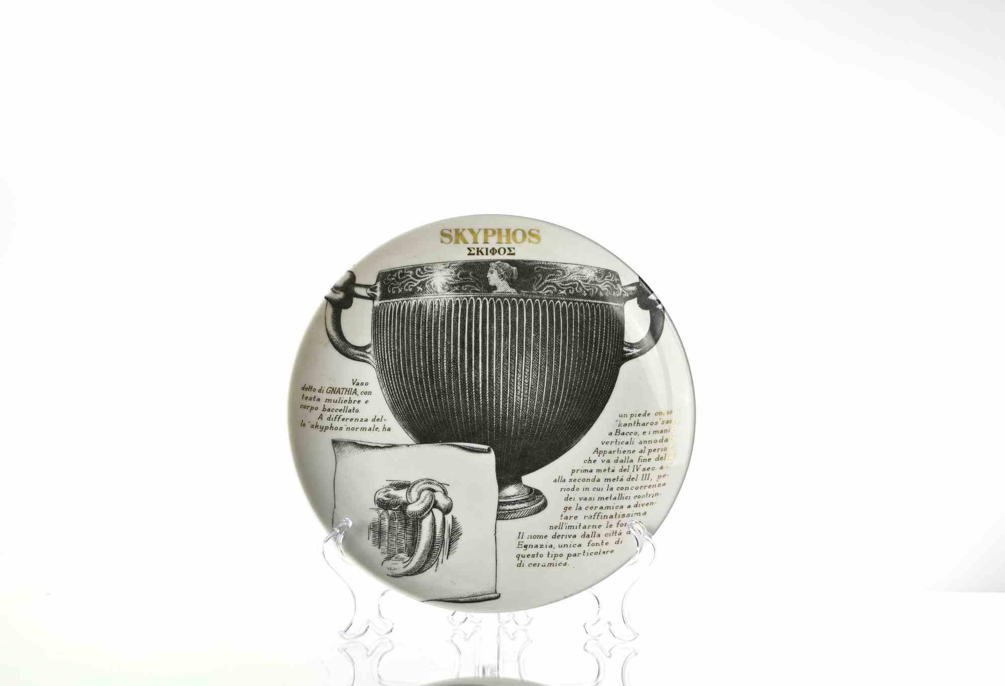 Skyphos - para Martini & Rossi, por P. Fornasetti, años 60 en Bueno estado para la venta en Roma, IT