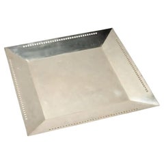 Skyscraper Silver Plate Tray by Richard Meier for Swid Powell