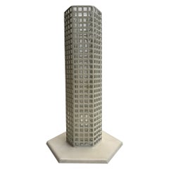 "Skyscraper Vase" by Josef Hoffmann, Bieffeplast Production, Wiener Werkstätt "Skyscraper Vase" by Josef Hoffmann, Bieffeplast Production, Wiener Werkstätt