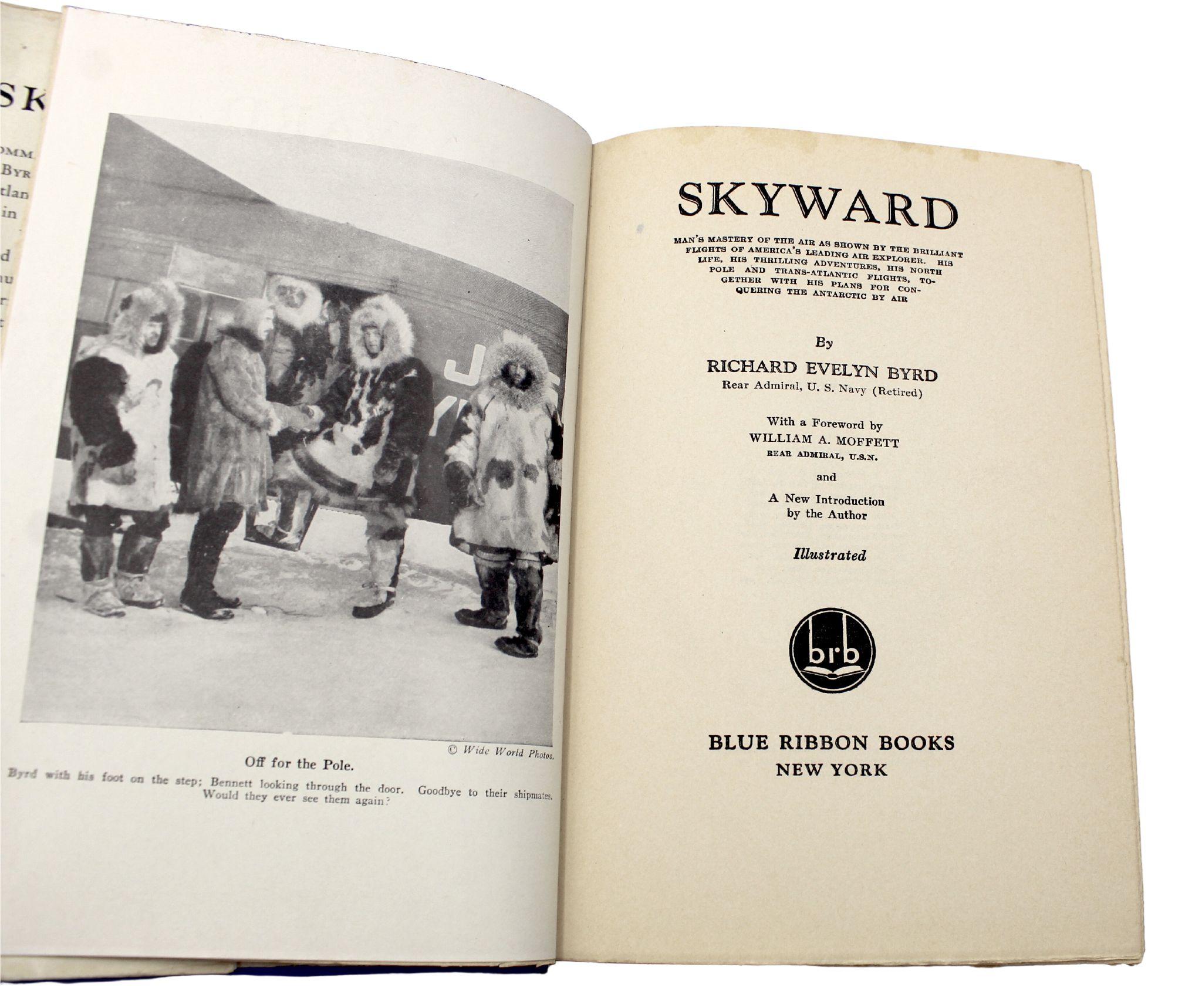 Skyward von Richard E. Byrd, Erstausgabe, 1931 (Moderne) im Angebot