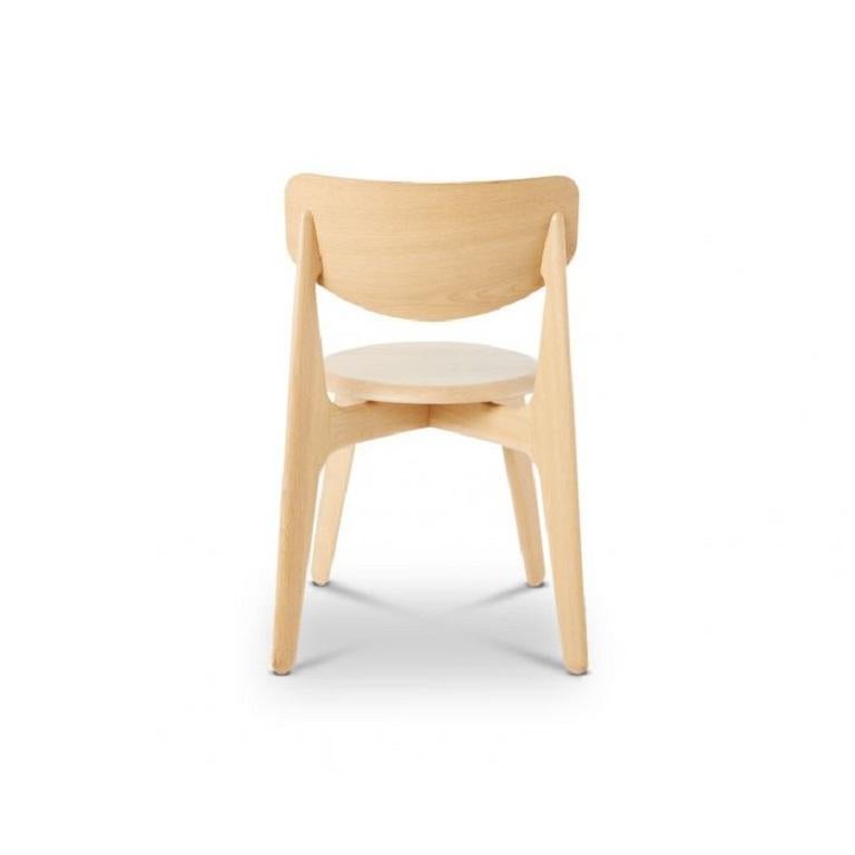 Modern Slab Chair Natural