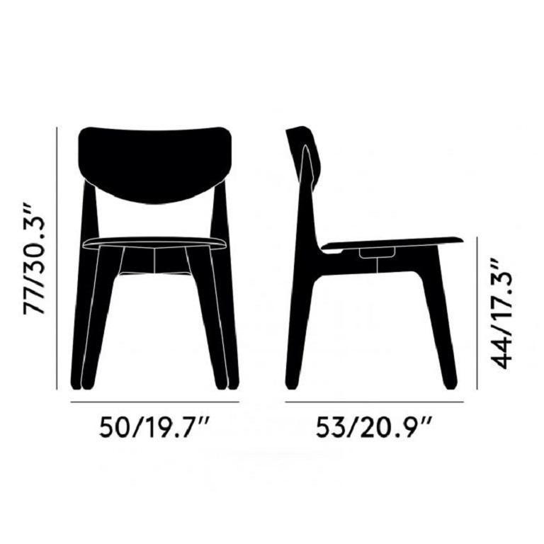 Slab Chair Natürlich (Holz)