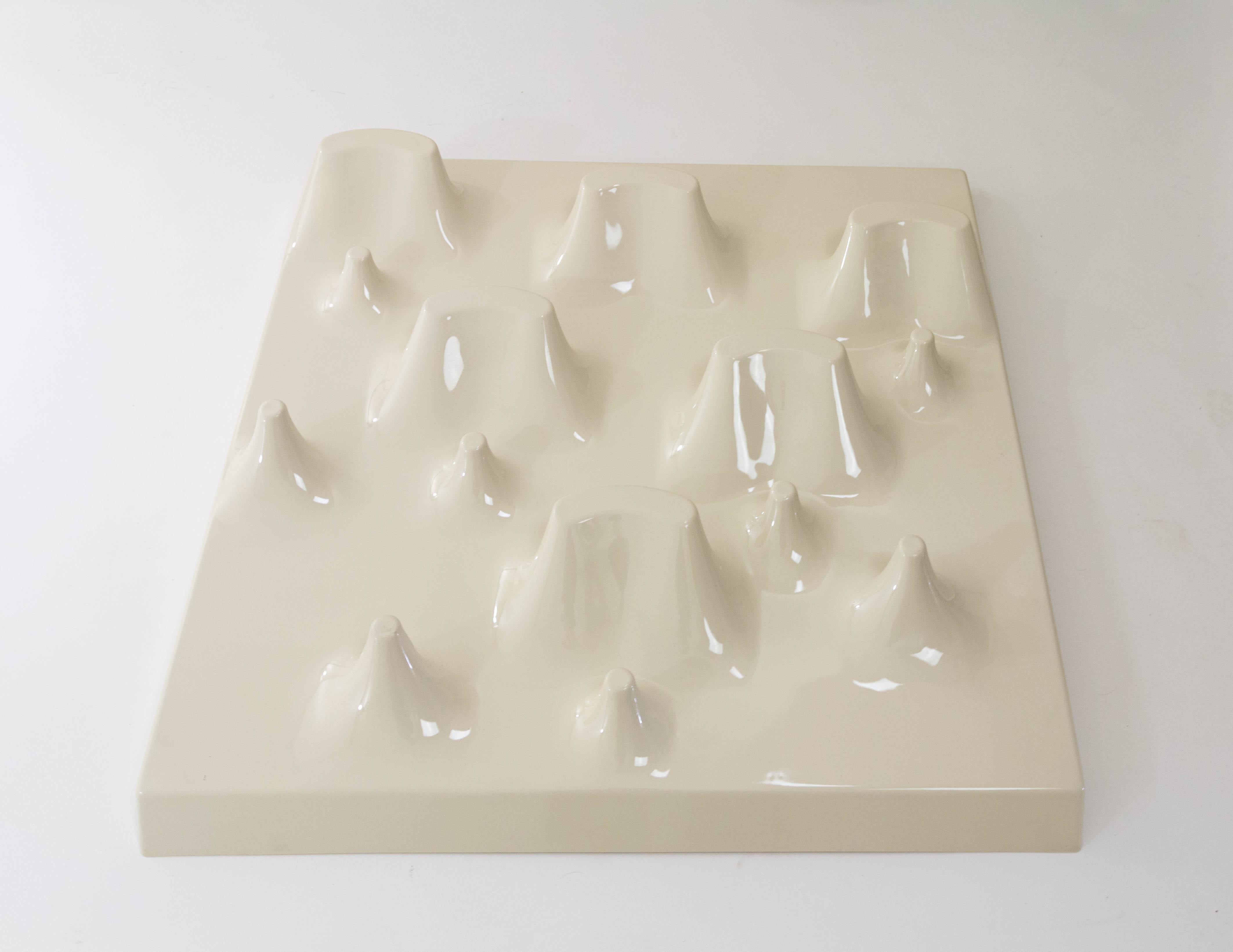 Italian Slab Coat rack by De Pas, D’Urbino Lomazzi for Longato, 1970s