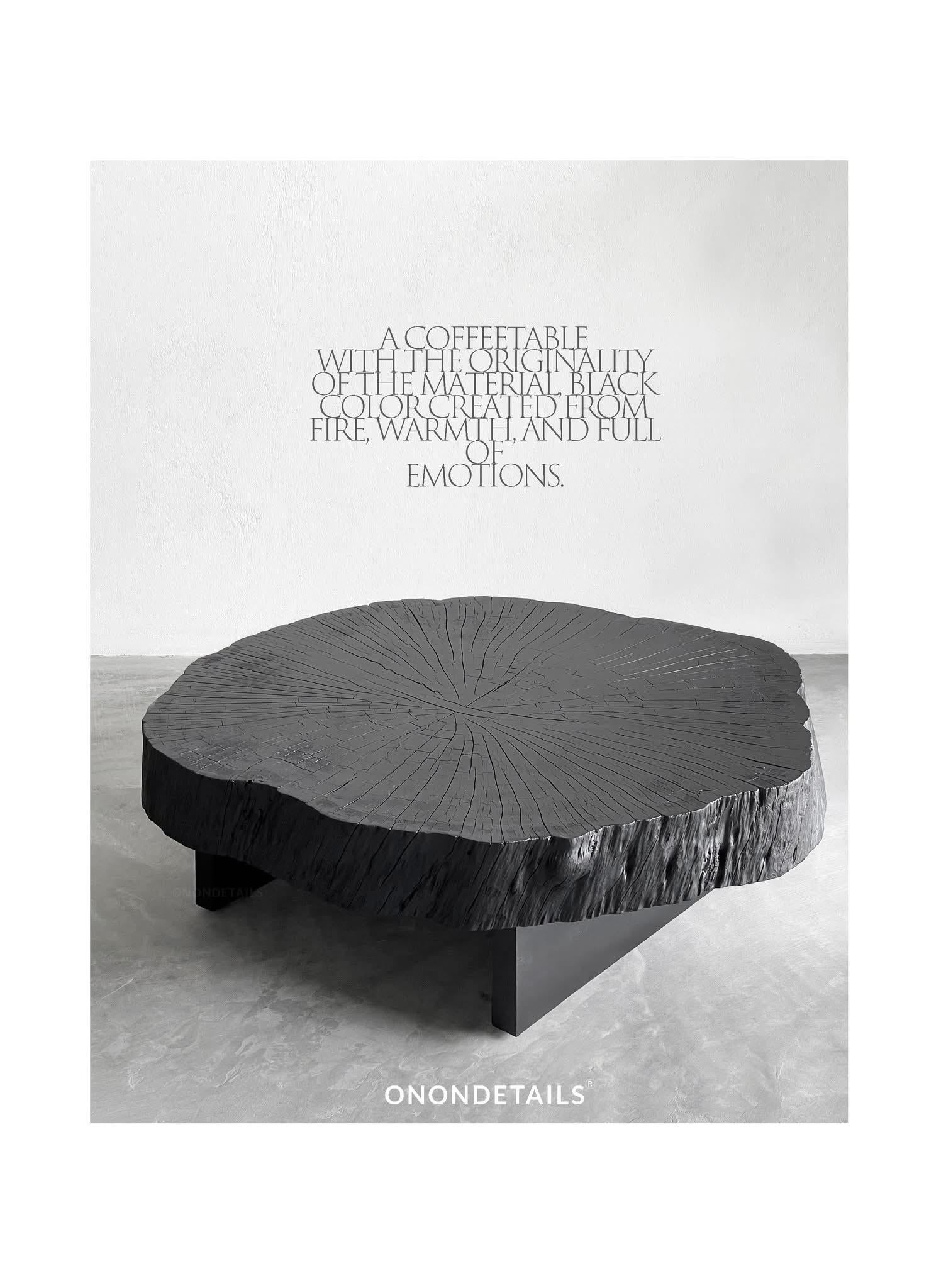 Vietnamien Table basse Slab par ONON DETAILS en vente