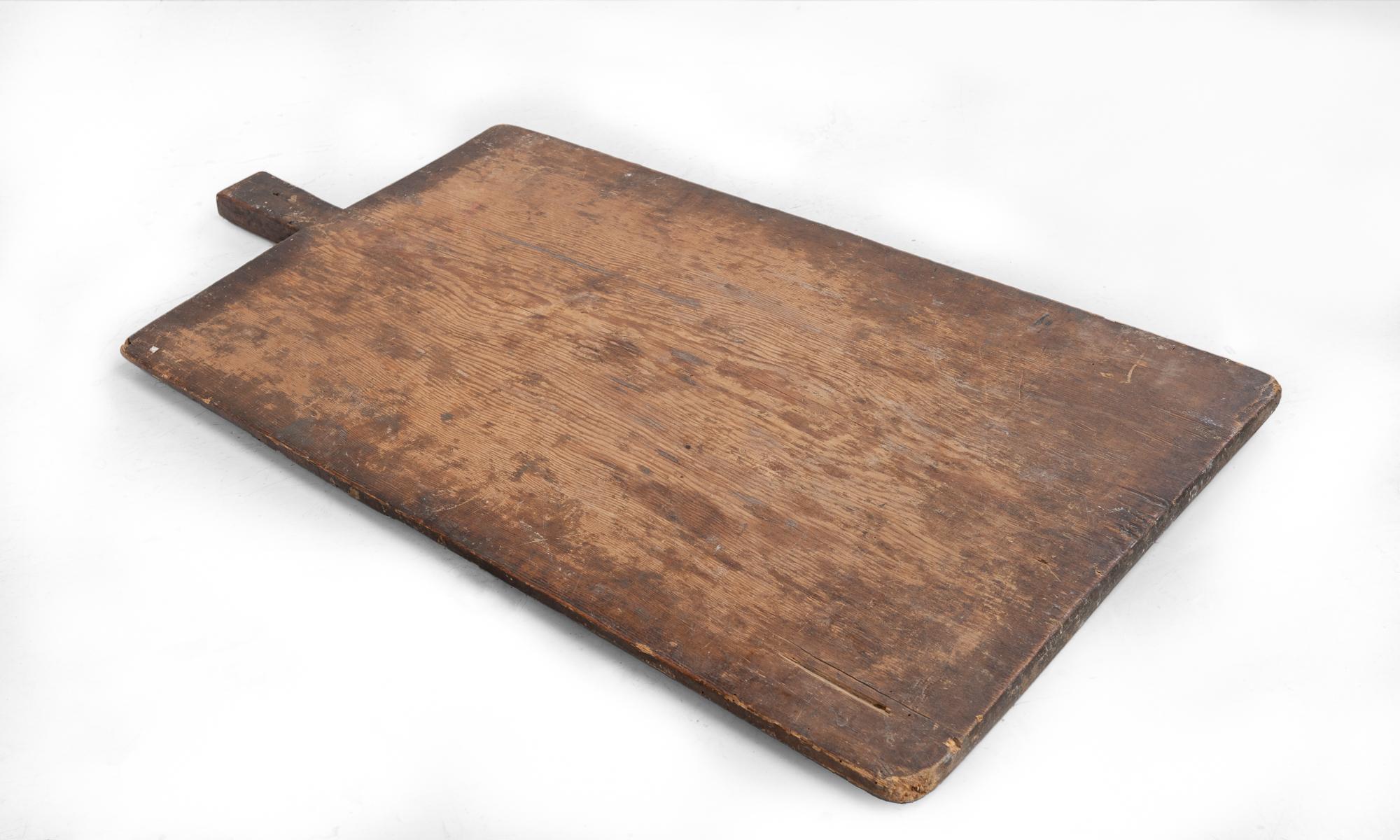 Slab Cutting Board, circa 1900 In Good Condition In Culver City, CA