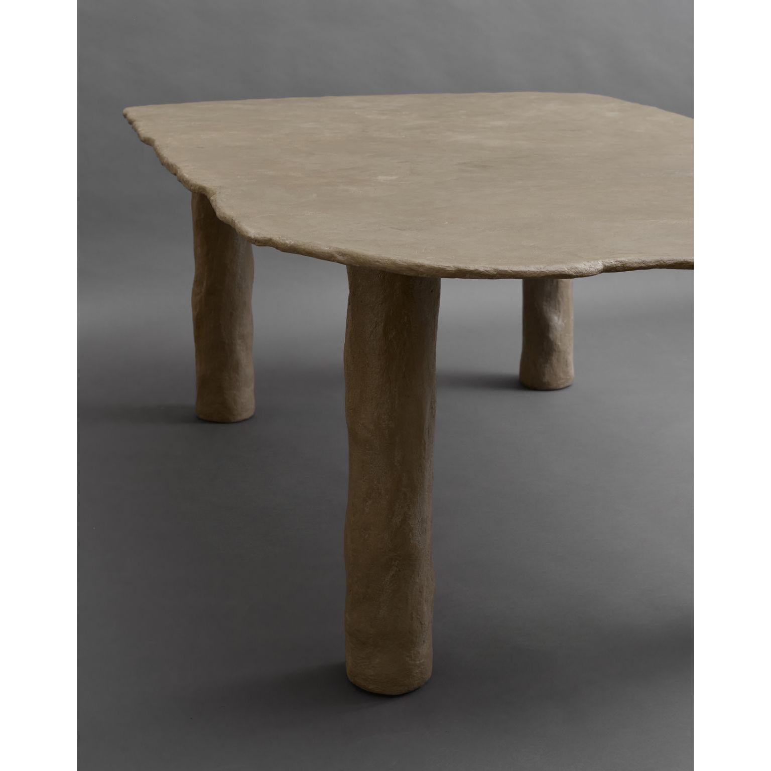 Contemporary Slab Dining Table by Ombia For Sale