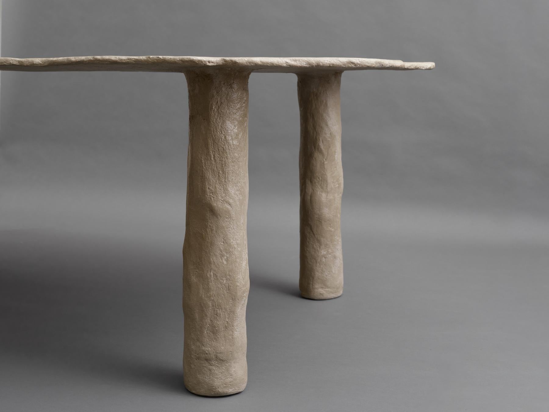 Concrete Slab Dining Table  For Sale