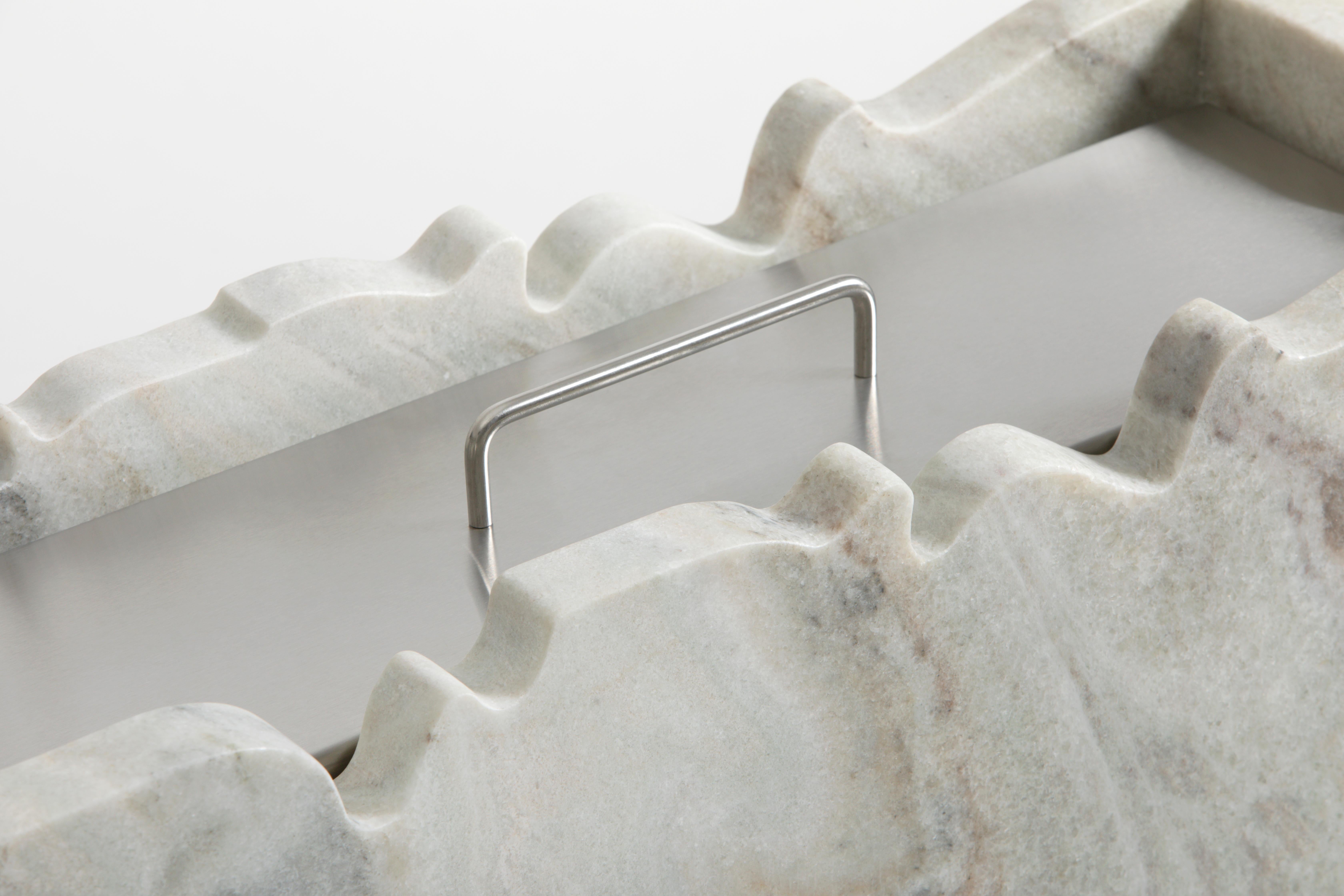 Post-Modern Slab Fireplace by Studio Gameiro For Sale