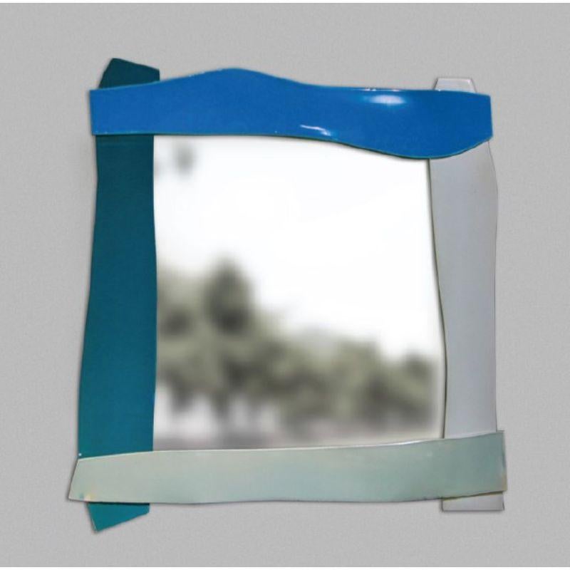 Slab mirror, small by WL CERAMICS
Design: David Derksen
Materials: Glazed porcelain, glass mirror
Dimensions: 35 x 32 cm

Also available: Slab mirror M & L

The starting point for these mirror frames was the making of clay slabs that are